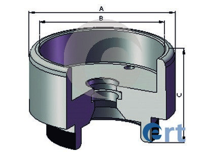 151504C ERT Поршень, корпус скобы тормоза