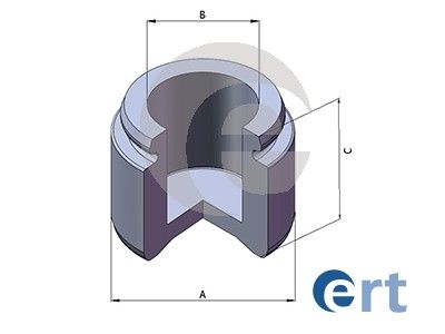 151820C ERT Поршень, корпус скобы тормоза