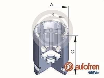 D025121 AUTOFREN SEINSA Поршень, корпус скобы тормоза