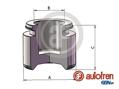 D025660 AUTOFREN SEINSA Поршень, корпус скобы тормоза