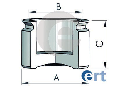 150981C ERT Поршень, корпус скобы тормоза
