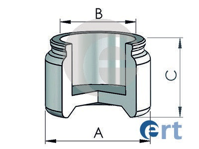 150593C ERT Поршень, корпус скобы тормоза