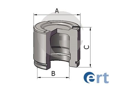 151813C ERT Поршень, корпус скобы тормоза