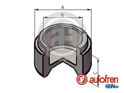 D025519 AUTOFREN SEINSA Поршень, корпус скобы тормоза