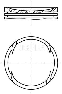 0308900 MAHLE Поршень