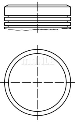 0402701 MAHLE Поршень