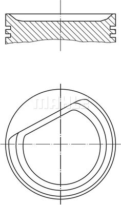 0012600 MAHLE Поршень