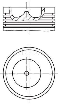 0159202 MAHLE Поршень