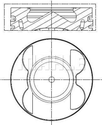 001PI00190001 MAHLE Поршень