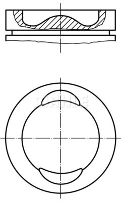 0299202 MAHLE Поршень