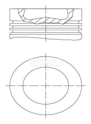 028PI00139001 MAHLE Поршень