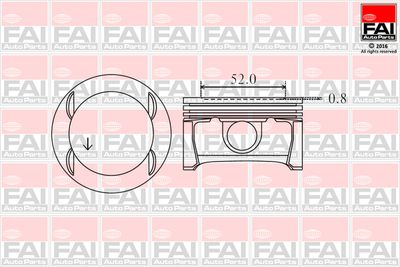 PK11050 FAI AutoParts Поршень