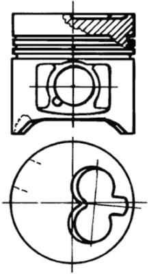 93378730 KOLBENSCHMIDT Поршень