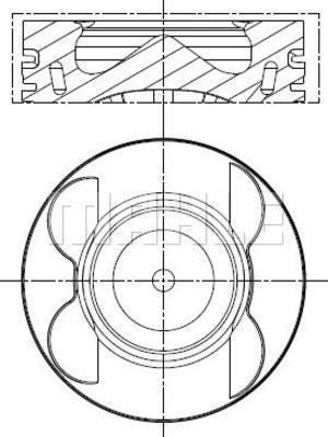 001PI00181000 MAHLE Поршень