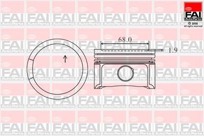 PK2050 FAI AutoParts Поршень