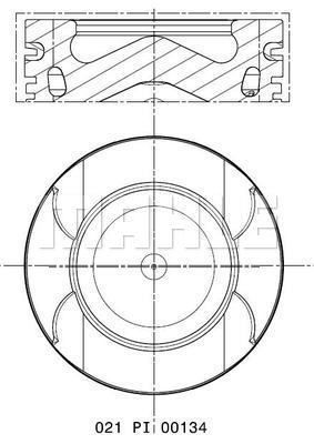 021PI00134001 MAHLE Поршень