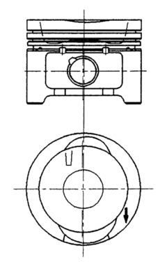 92228600 KOLBENSCHMIDT Поршень