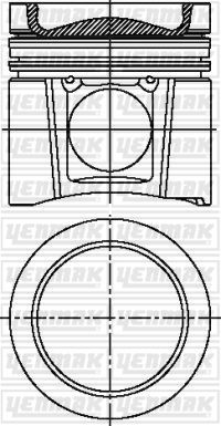 3104742000 YENMAK Поршень