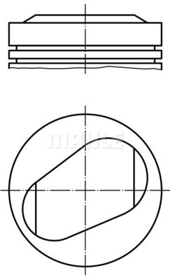 0818401 MAHLE Поршень