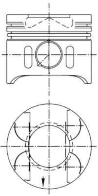 41882600 KOLBENSCHMIDT Поршень