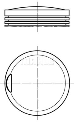 0022802 MAHLE Поршень