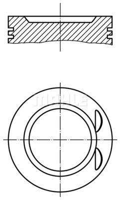 028PI00145000 MAHLE Поршень