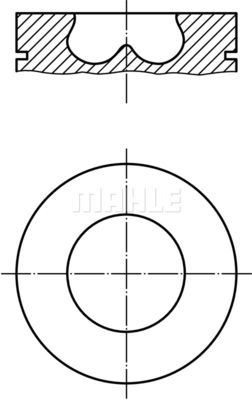 033PI00102000 MAHLE Поршень