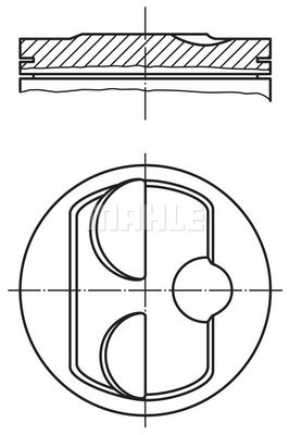 5037801 MAHLE Поршень