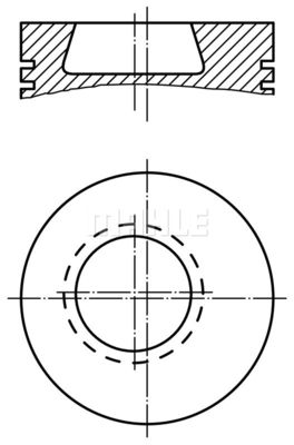 0029810 MAHLE Поршень