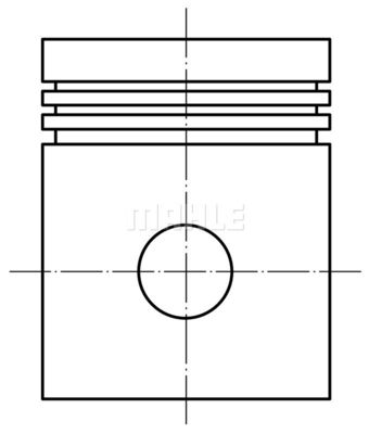 0023500 MAHLE Поршень