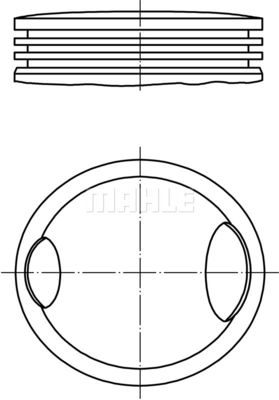 0332201 MAHLE Поршень