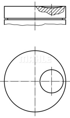 0145911 MAHLE Поршень