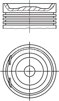 0122902 MAHLE Поршень