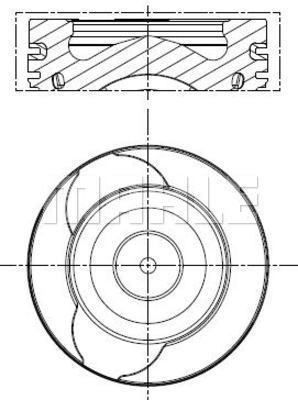 021PI00128001 MAHLE Поршень