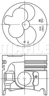 IMPA865800 IZUMI Поршень