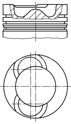 0281902 MAHLE Поршень