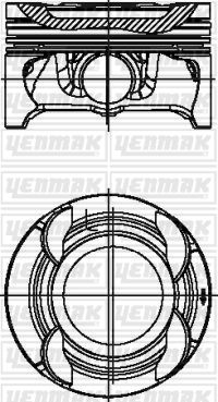 3104766000 YENMAK Поршень