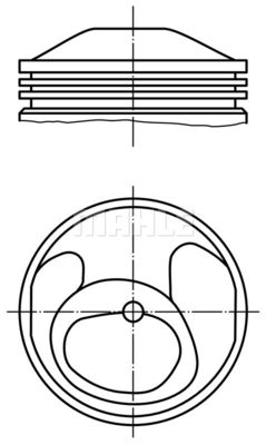 5031500 MAHLE Поршень