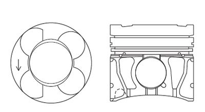 PK24000 FAI AutoParts Поршень