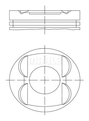 0011401 MAHLE Поршень