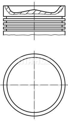 007PI00164000 MAHLE Поршень