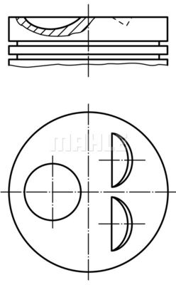 5039600 MAHLE Поршень