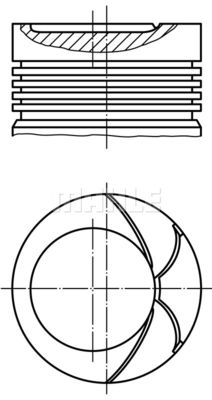 0349202 MAHLE Поршень