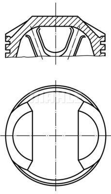 2791810 MAHLE Поршень