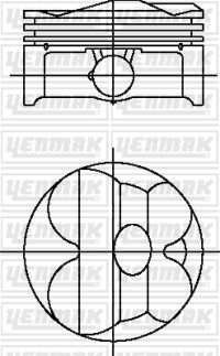 3104619000 YENMAK Поршень