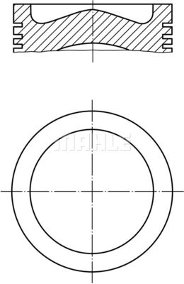 039PI00125020 MAHLE Поршень