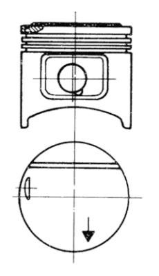 93845610 KOLBENSCHMIDT Поршень