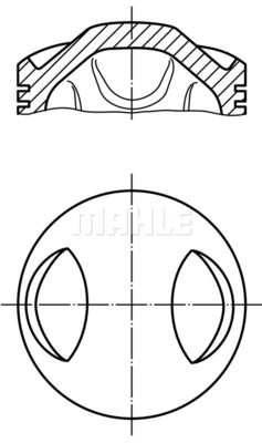 0817900 MAHLE Поршень