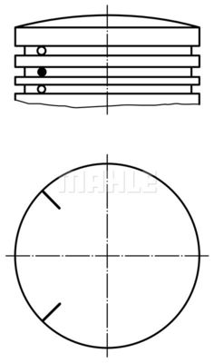 535PI00100000 MAHLE Поршень