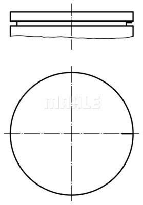 0827800 MAHLE Поршень